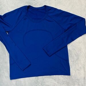 lululemon athletica Blue Long Sleeve Top